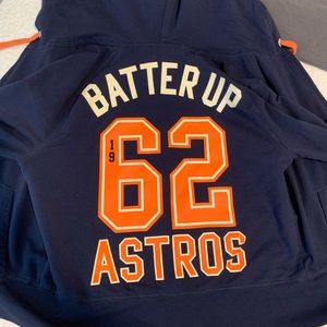 ASTROS PINK VINTAGE ZIP HOODIE